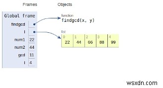 Python 프로그램에서 2개 이상의(또는 배열) 숫자의 GCD 