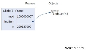 n^2 – (n-1)^2로 n번째 항을 사용하여 계열의 합 찾기를 위한 Python 프로그램 