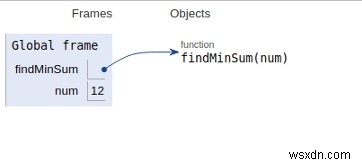 숫자 인수의 최소 합 찾기를 위한 Python 프로그램 