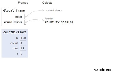 제수의 개수가 짝수인지 홀수인지 확인하는 Python 프로그램 