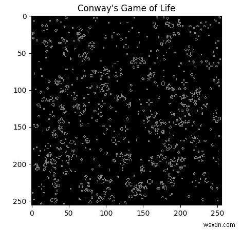 Python을 사용하는 Conway의 Game Of Life? 