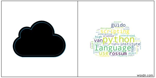 Python을 사용하여 Word Cloud 만들기 