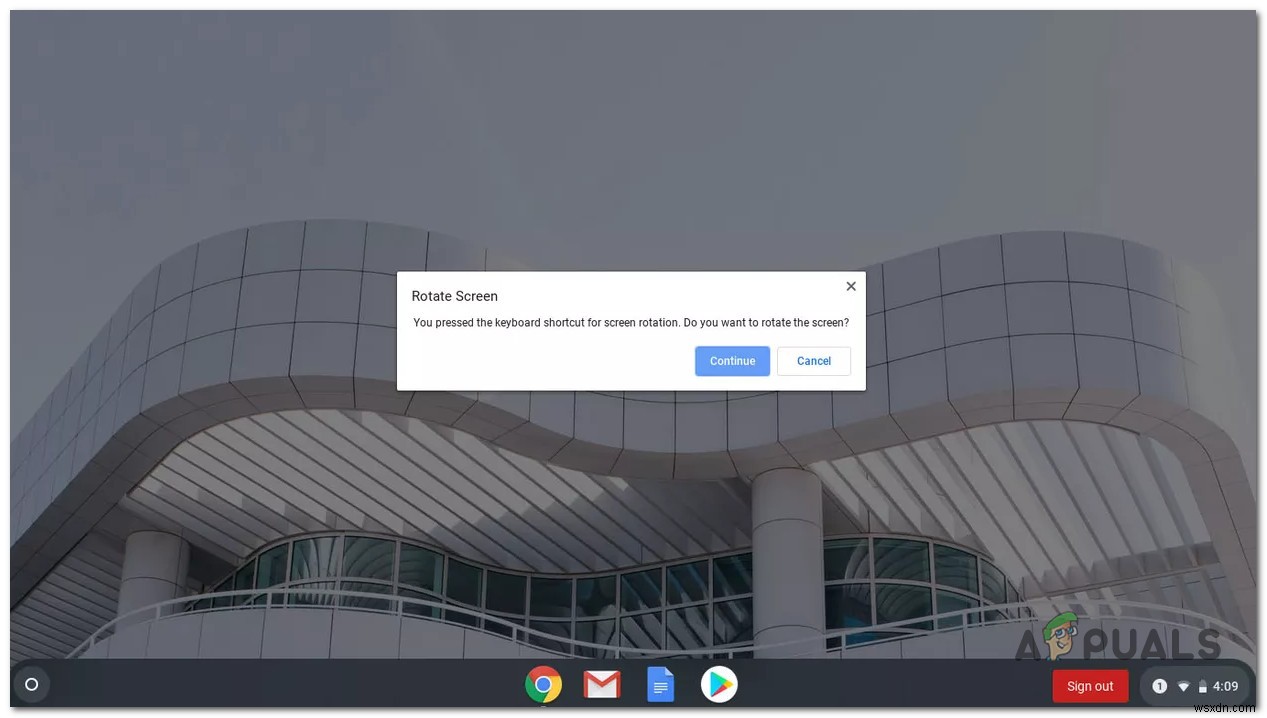 ChromeBook에서 화면을 회전하는 방법은 무엇입니까?