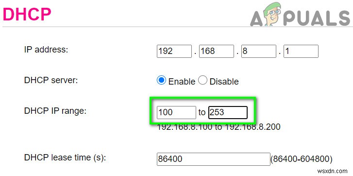 수정:Chromebook에서 DHCP 조회 실패 