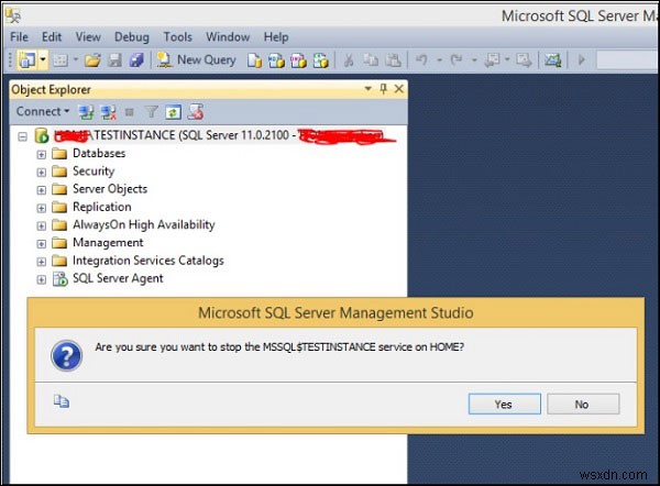 MS SQL Server에서 서비스를 시작 및 중지하는 방법 