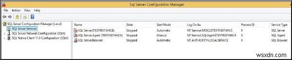 MS SQL Server에서 서비스를 시작 및 중지하는 방법 