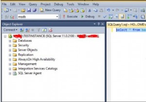 MS SQL Server에서 데이터베이스를 선택하는 방법 