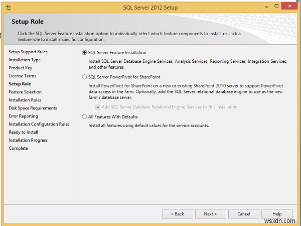 MS SQL Server 설치 지침 