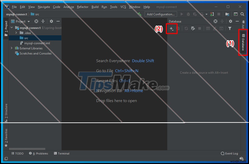 IntelliJ에서 MySQL 서버에 연결하는 방법에 대한 지침 