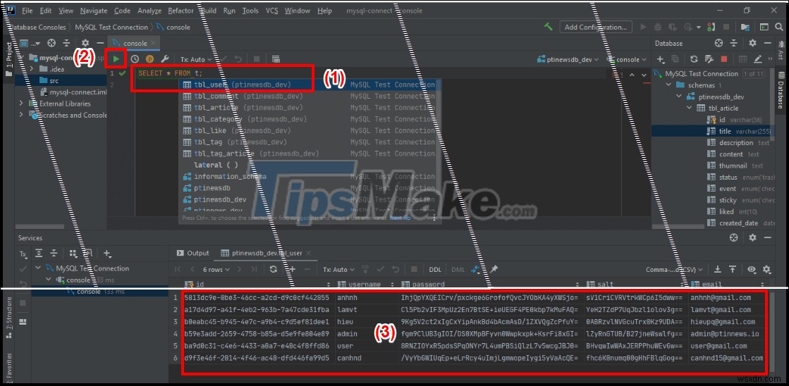 IntelliJ에서 MySQL 서버에 연결하는 방법에 대한 지침 