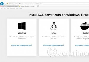 SQL Server 2019 설치 지침 