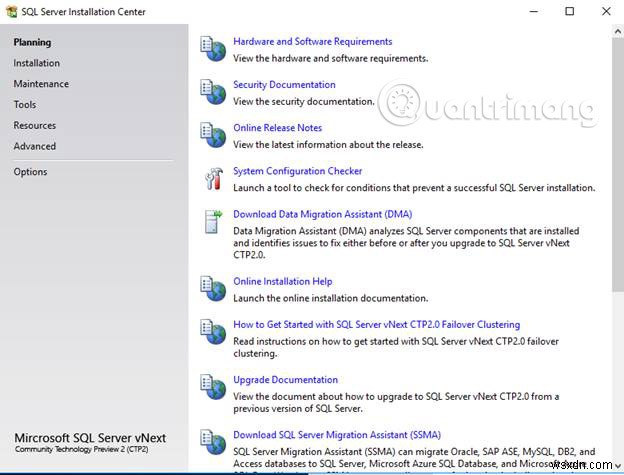 SQL Server 2019 설치 지침 