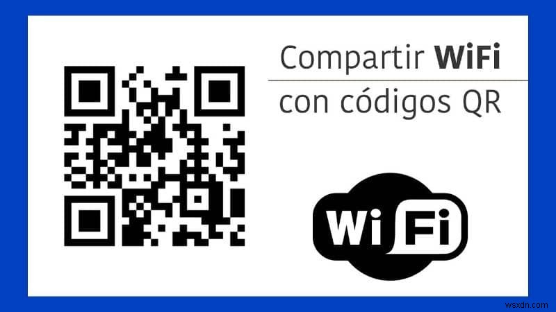 WIFI 신호를 쉽게 공유하기 위해 QR 코드를 만드는 방법(예)