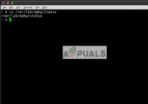 수정:/var/lib/dpkg/status 파일을 열 수 없음 