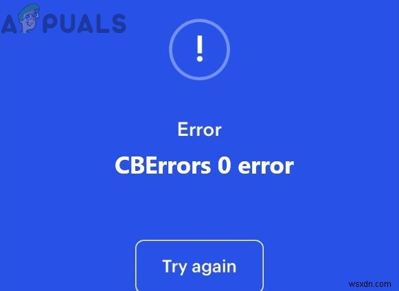 Coinbase에서  CbErrors 오류 0 을 수정하는 방법? 