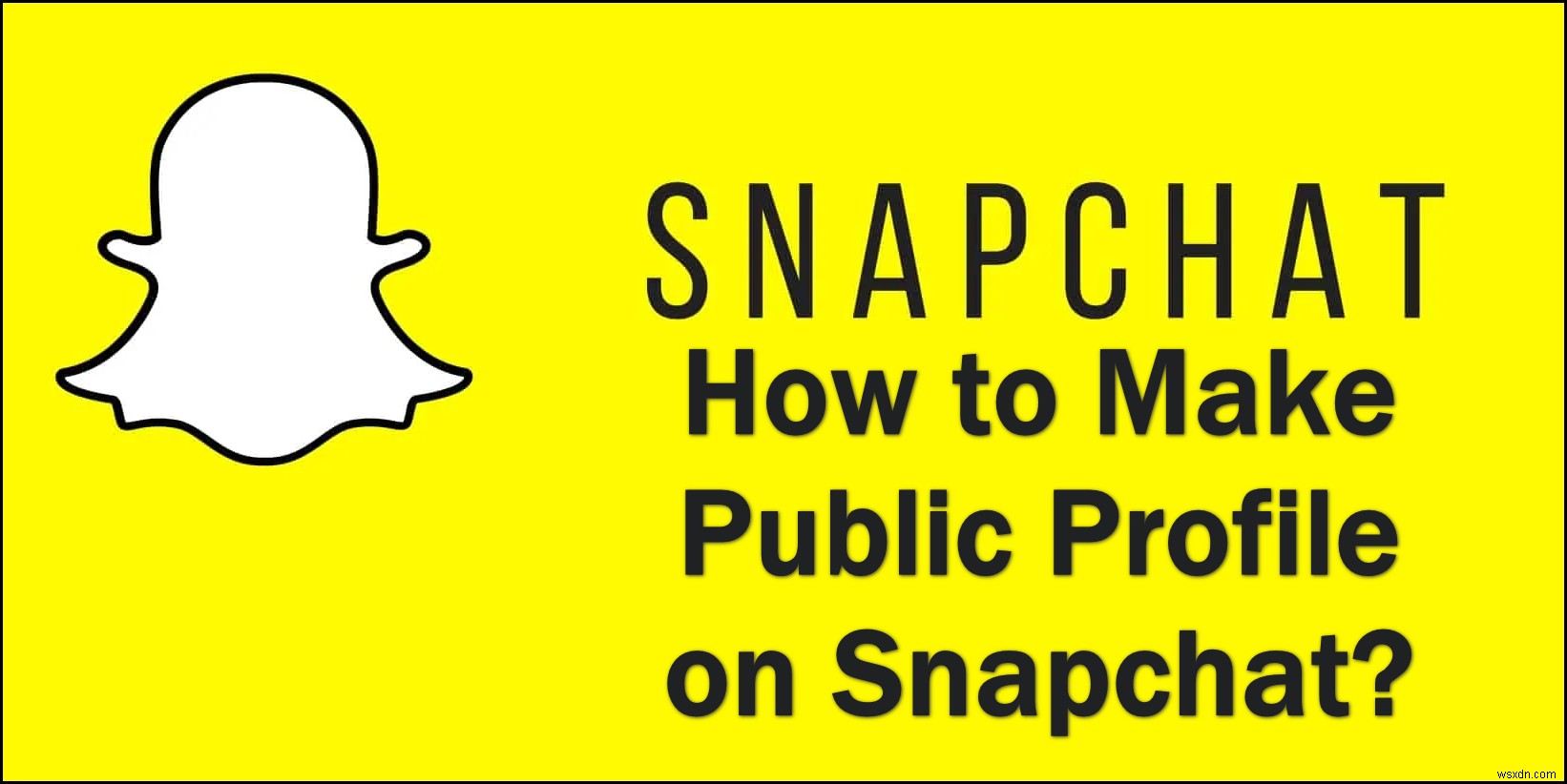 Snapchat에서 공개 프로필을 만드는 방법 