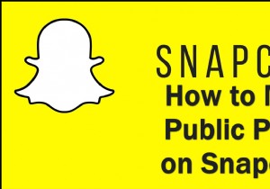 스냅챗(Snapchat) 공개 프로필 만드는 방법, 단계별 따라하기
