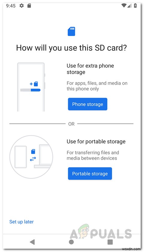 Android에서 SD 카드를 기본 저장소로 만드는 방법은 무엇입니까? 