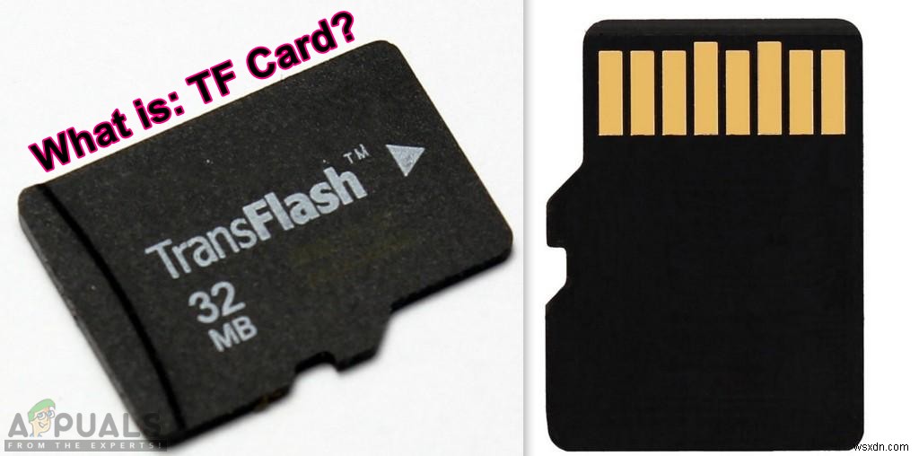 TF(TransFlash) 카드란 무엇이며 Micro SD와 어떻게 다른가요? 