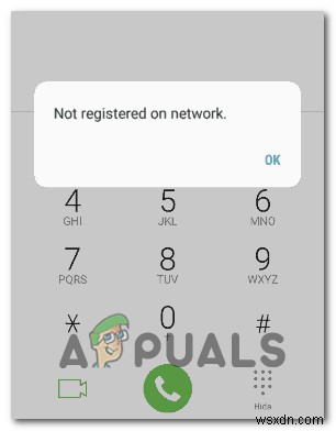 Android에서  네트워크에 등록되지 않음  오류를 수정하는 방법