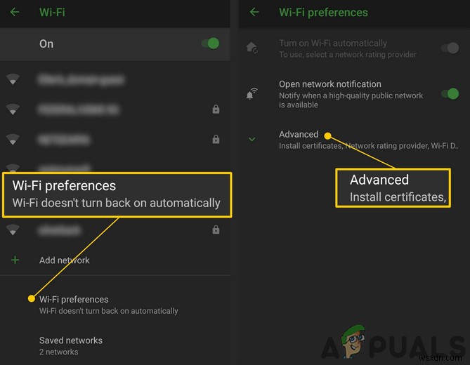 수정:Wi-Fi 통화가 작동하지 않음 