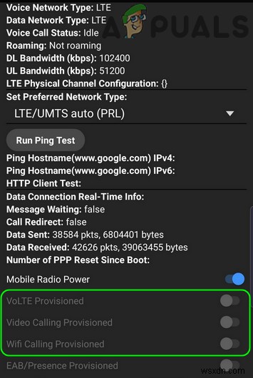 수정:Wi-Fi 통화가 작동하지 않음 