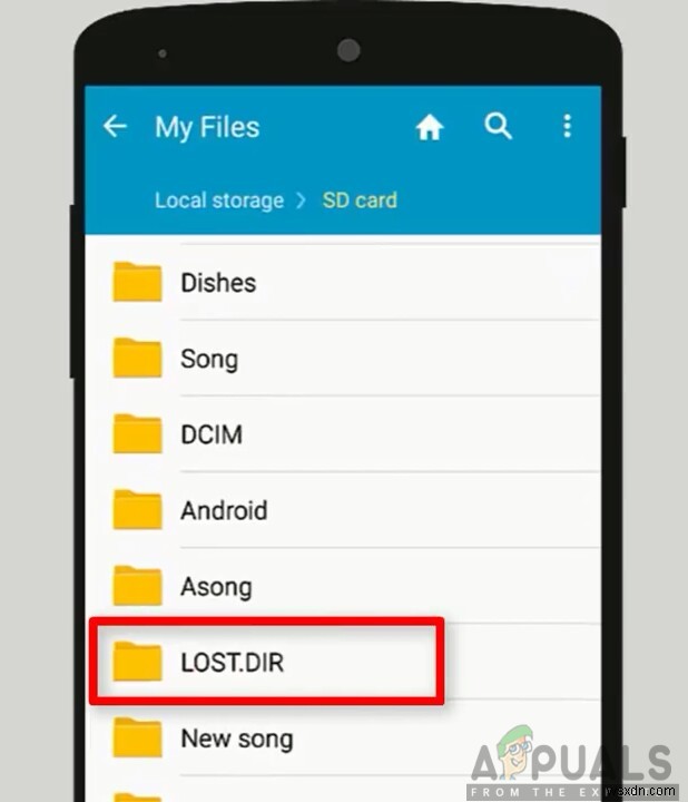 Android 기기의 LOST.DIR 폴더란 무엇입니까? 