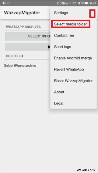 WhatsApp 채팅 기록을 iOS에서 Android로 이동하는 방법