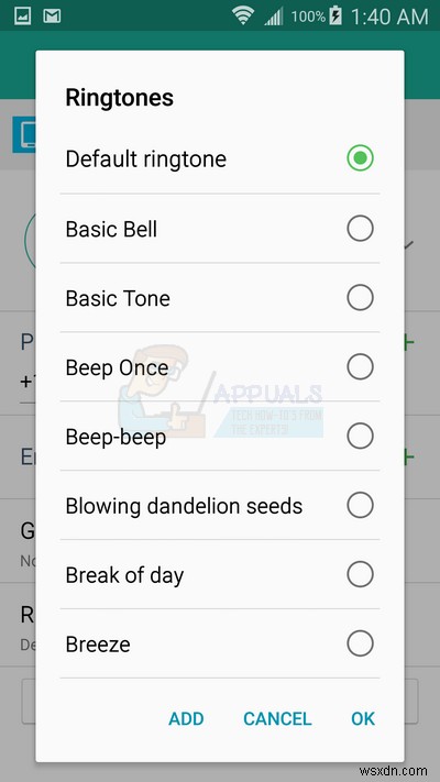 Android에서 특정 연락처에 벨소리를 지정하는 방법