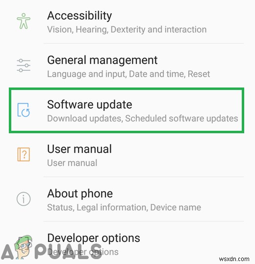 해결:Android 휴대전화의 오류 코드 505