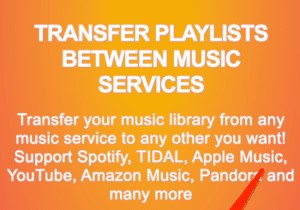 Spotify 재생 목록을 Apple Music(또는 iTunes)으로 전송하는 방법