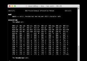 Mac에서 ASCII 코드를 찾는 방법
