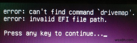 Ubuntu 설치 후  can t find command drivemap  오류를 수정하는 방법
