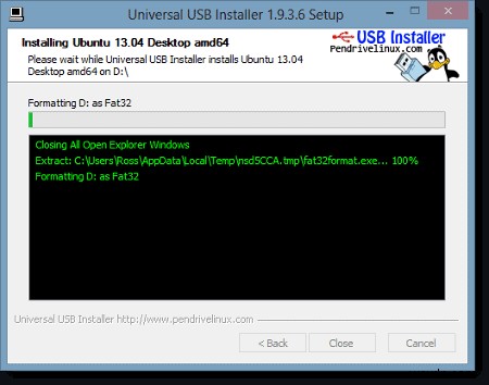 Windows 8에서 부팅 가능한 Linux USB 드라이브를 만드는 방법