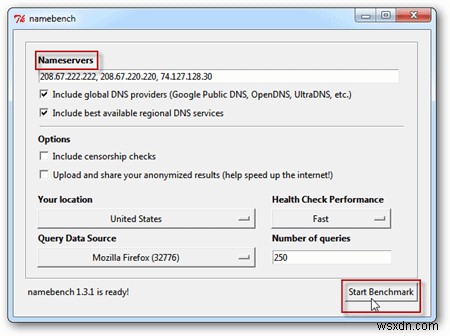 Namebench로 더 빠른 DNS 서비스를 찾는 방법