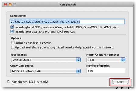 Namebench로 더 빠른 DNS 서비스를 찾는 방법