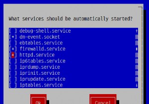 Fedora Linux에서 시작에서 서비스를 추가 및 제거하는 방법 