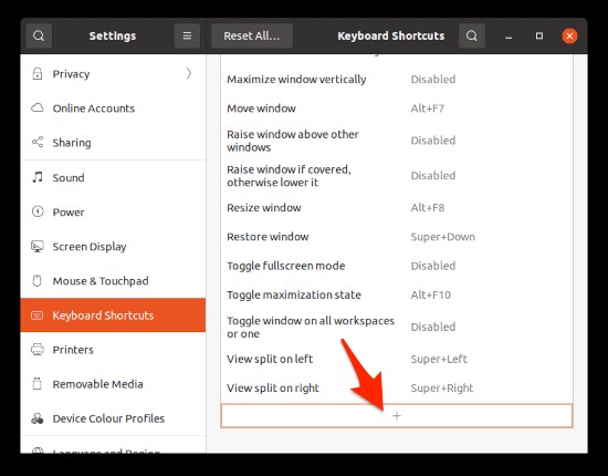 Ubuntu에서 사용자 지정 키보드 단축키를 만드는 방법 