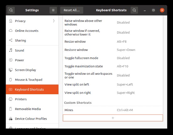 Ubuntu에서 사용자 지정 키보드 단축키를 만드는 방법 