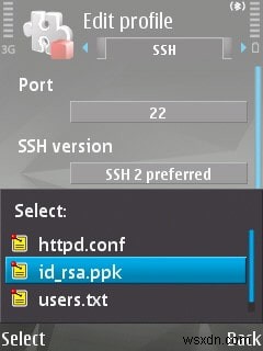 N95에서 PuTTY와 함께 사용할 RSA 키 쌍 생성