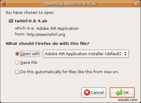 Ubuntu에 Adobe AIR를 설치하는 방법