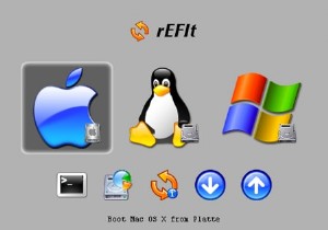개요 및 설치:rEFIt – OS X 부트 관리자