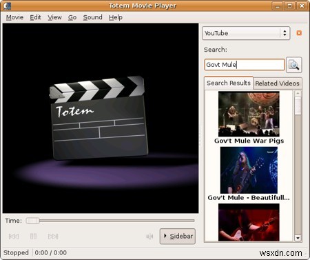 Ubuntu Media Player에서 YouTube 동영상을 보는 방법 