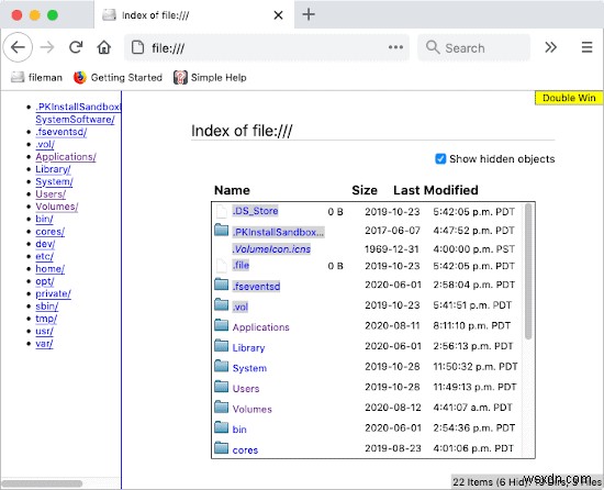 Firefox 탭을 통해 파일 및 폴더에 액세스하는 방법