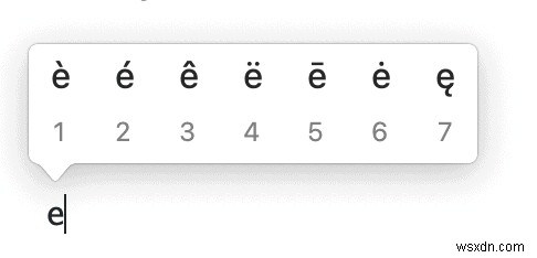 Mac에서 프랑스어 문자(é, è, ê)를 입력하는 방법