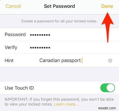 iPhone 및 iPad 메모를 암호로 보호하는 방법