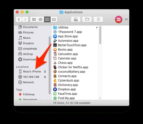 macOS Catalina에서 iPhone, iPad 또는 iPod을 백업하는 방법