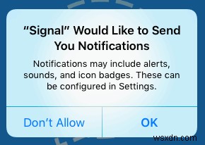 iPad에서 Signal을 사용하는 방법