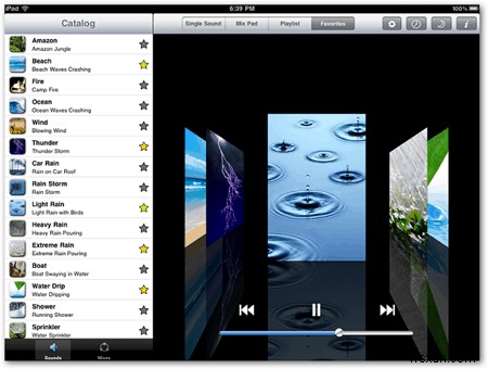 경품:iPad용 White Noise Pro