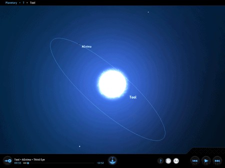 iPad의 음악을 놀랍도록 재미있는 공상 과학 세계의 무료 행성 앱으로 바꾸십시오